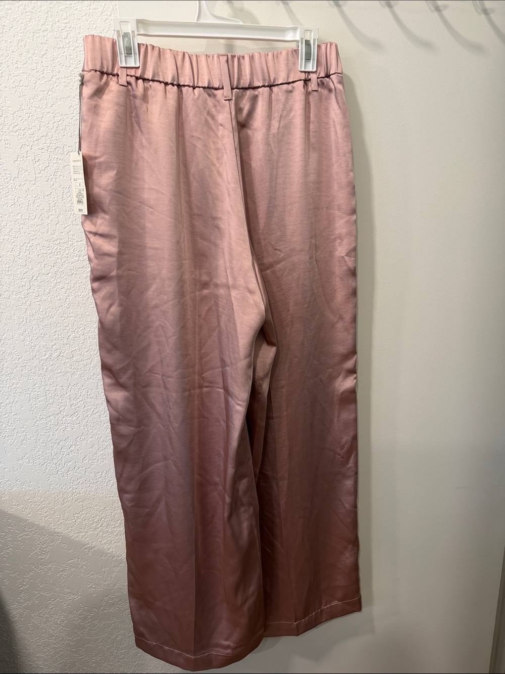 Satin Wide-Leg Dress Pants - Picture 3 of 3